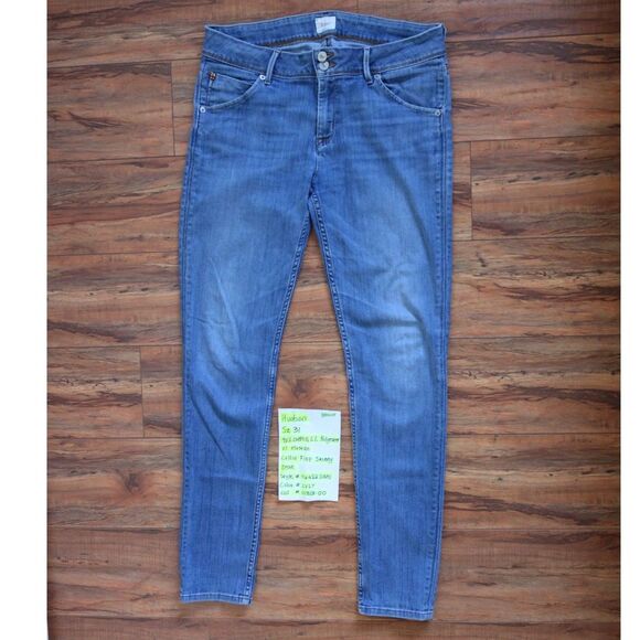Hudson Women’s Collin Flap Skinny Jeans – Size 31 (Style NW422DMS, Color LVLY) - Picture 3 of 7